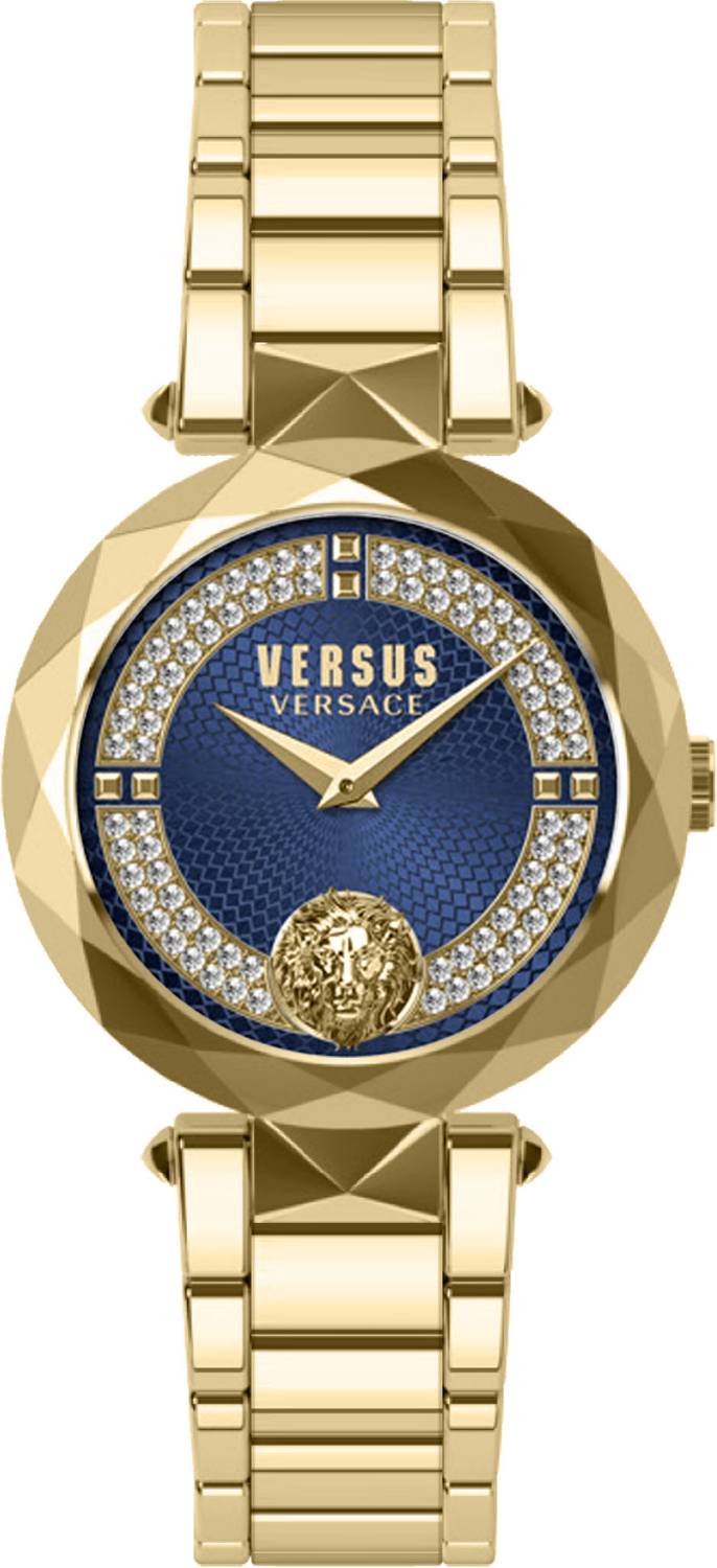 Versus Versace Damen Armbanduhr COVENT GARDEN CRYSTAL 36 MM Edelstahlarmband