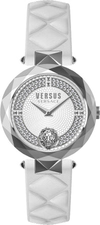 Thumbnail for Versus Versace Damen Armbanduhr COVENT GARDEN CRYSTAL 36 MM Lederarmband