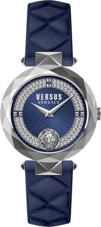 Thumbnail for Versus Versace Damen Armbanduhr COVENT GARDEN CRYSTAL 36 MM Lederarmband