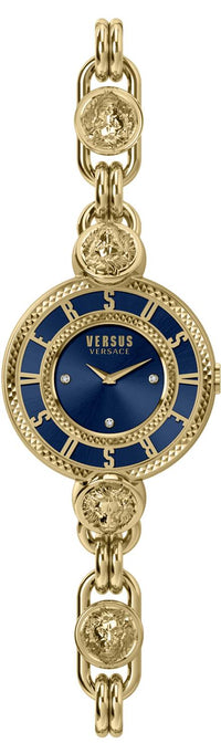 Thumbnail for Versus Versace Damen Armbanduhr LES DOCKS 36 MM Edelstahl gold/blue VSPLL1720