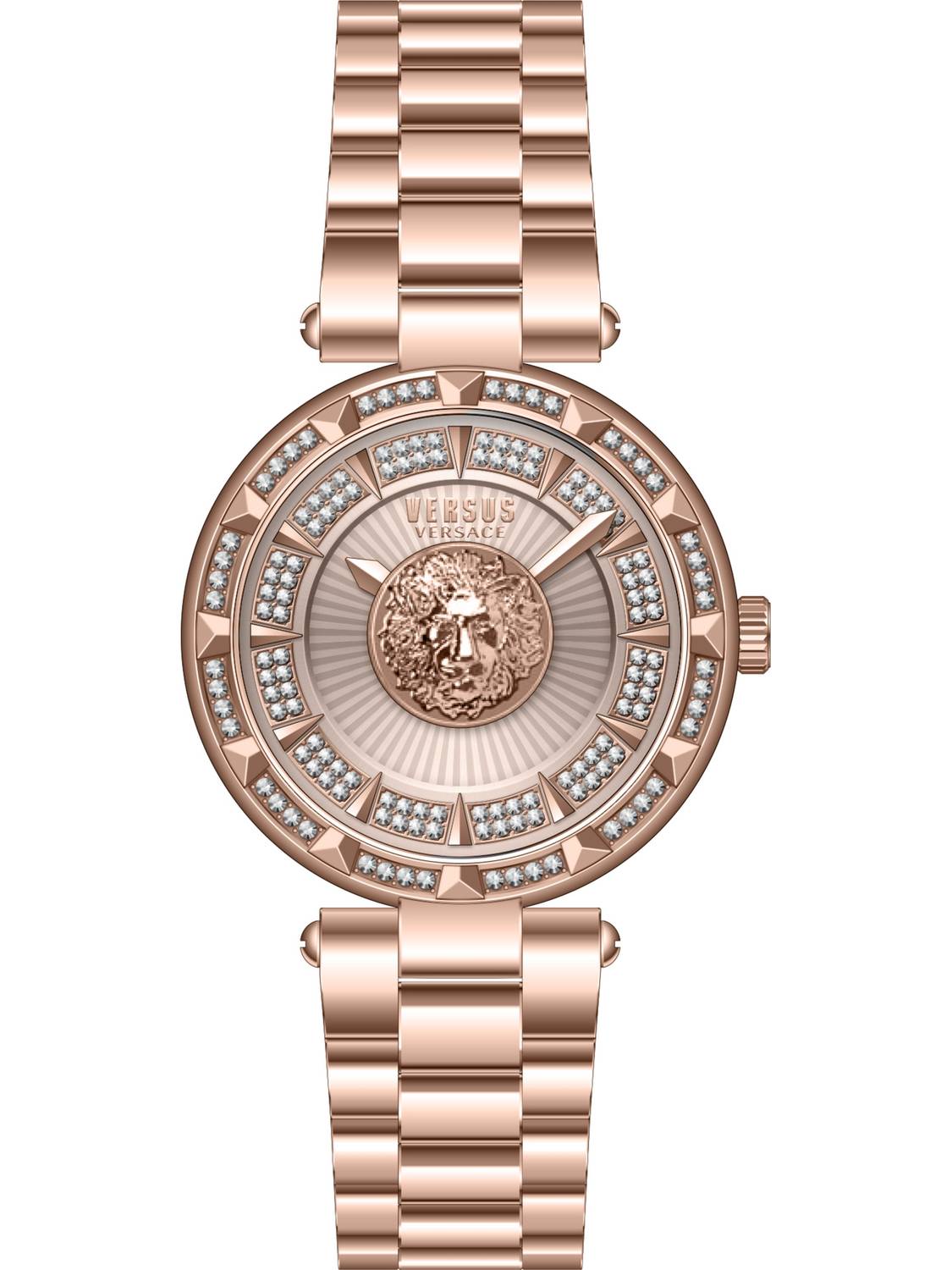 Versus Versace Damenuhr Sertie CRYSTAL rosegoldfarben VSPQ14321