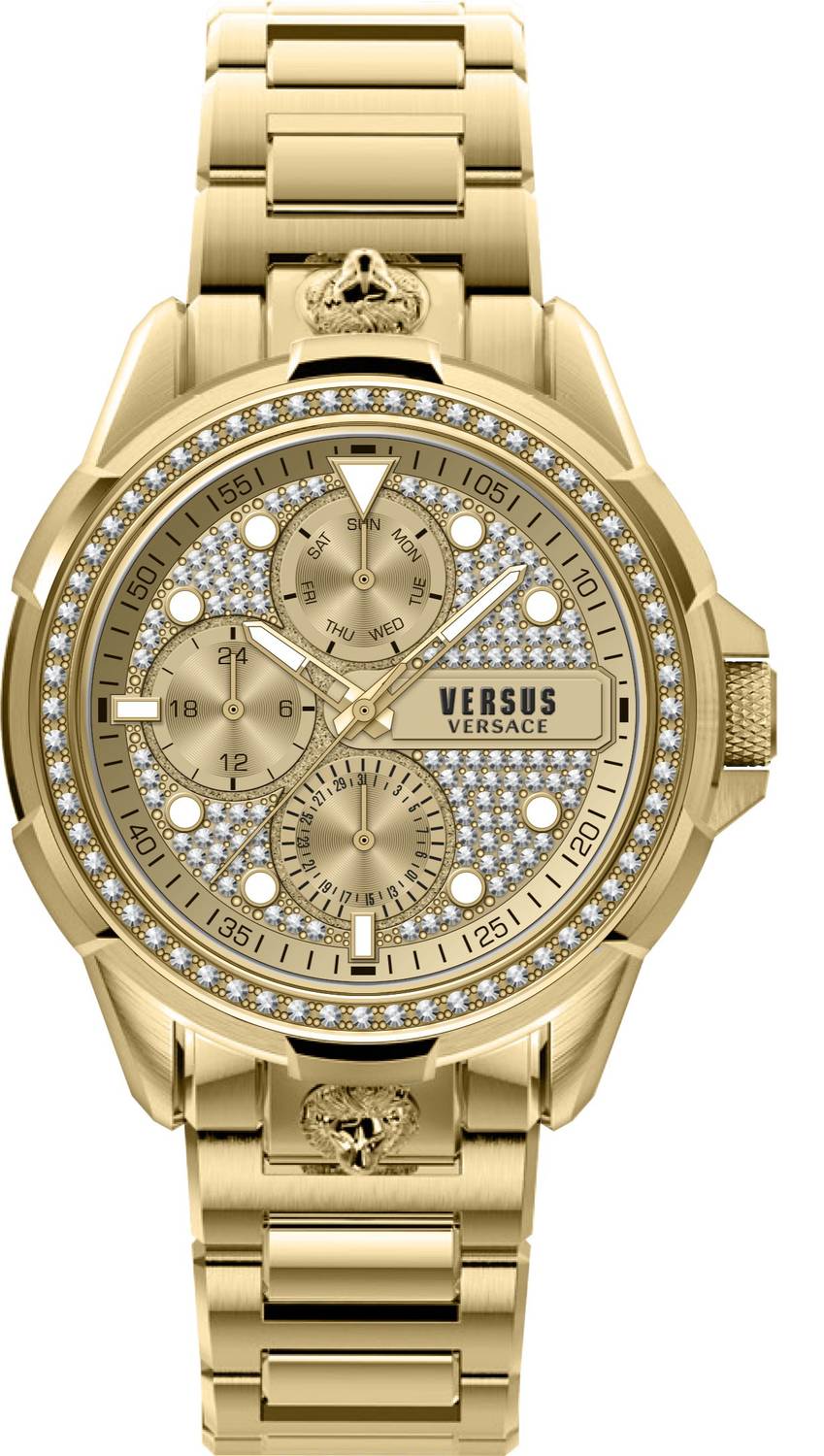 Versus Versace Herren Armbanduhr 6EME 46 mm Armband Edelstahl VSP1M1521