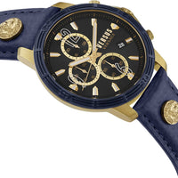 Thumbnail for Versus Versace Herren Armbanduhr BICOCCCA 2T 46 mm Armband Leder VSPHJ1221