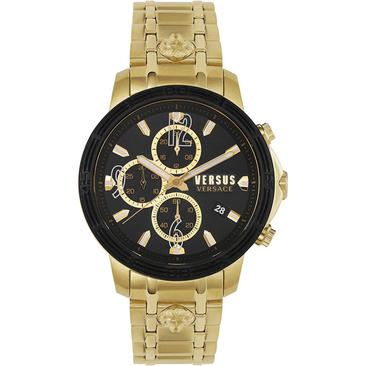 Versus Versace Herren Armbanduhr BICOCCCA IP 46 mm Armband Edelstahl VSPHJ1621