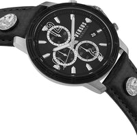 Thumbnail for Versus Versace Herren Armbanduhr BICOCCCA STAINLESS 46 mm Armband Leder VSPHJ1021