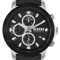 Thumbnail for Versus Versace Herren Armbanduhr BICOCCCA STAINLESS 46 mm Armband Leder VSPHJ1021