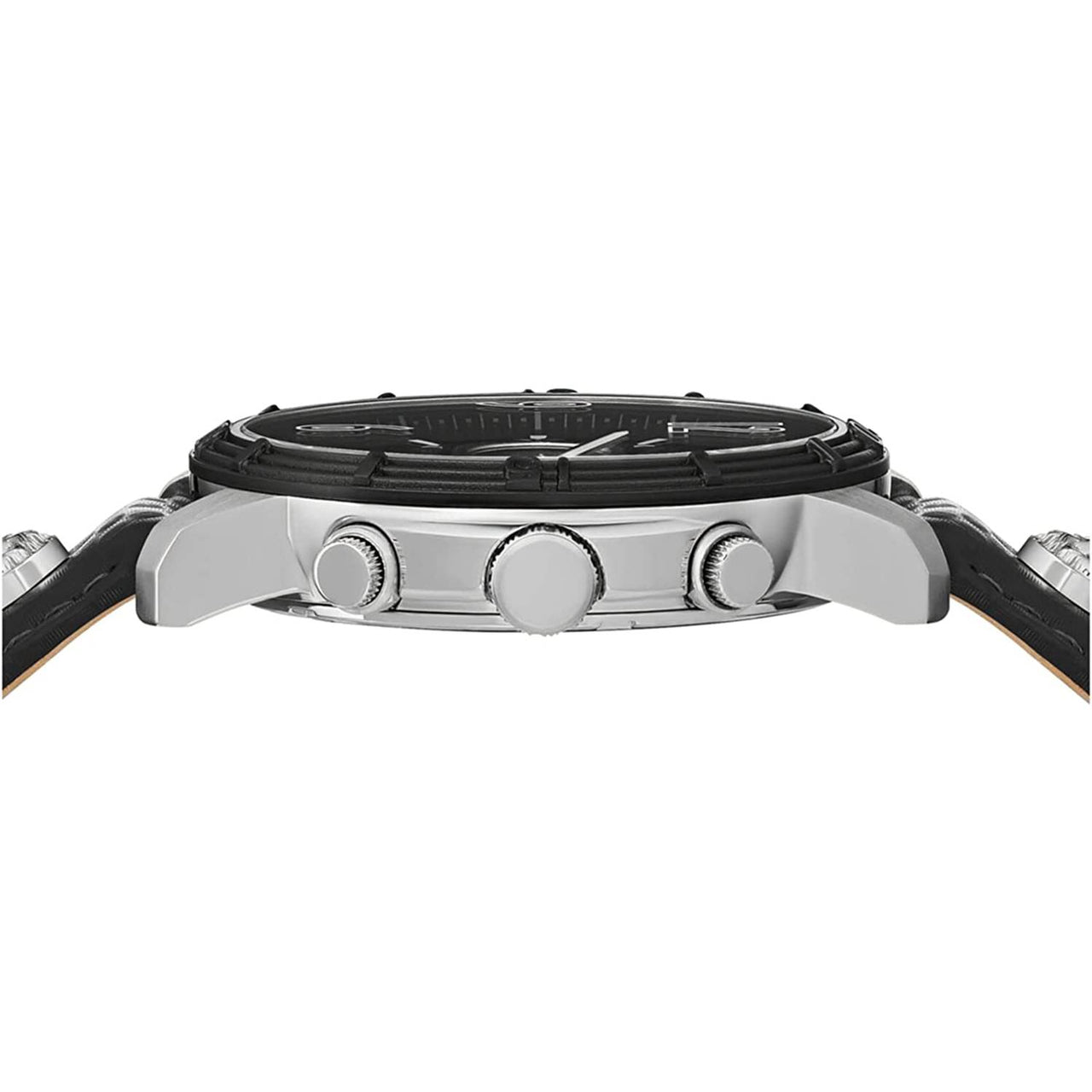 Versus Versace Herren Armbanduhr BICOCCCA STAINLESS 46 mm Armband Leder VSPHJ1021