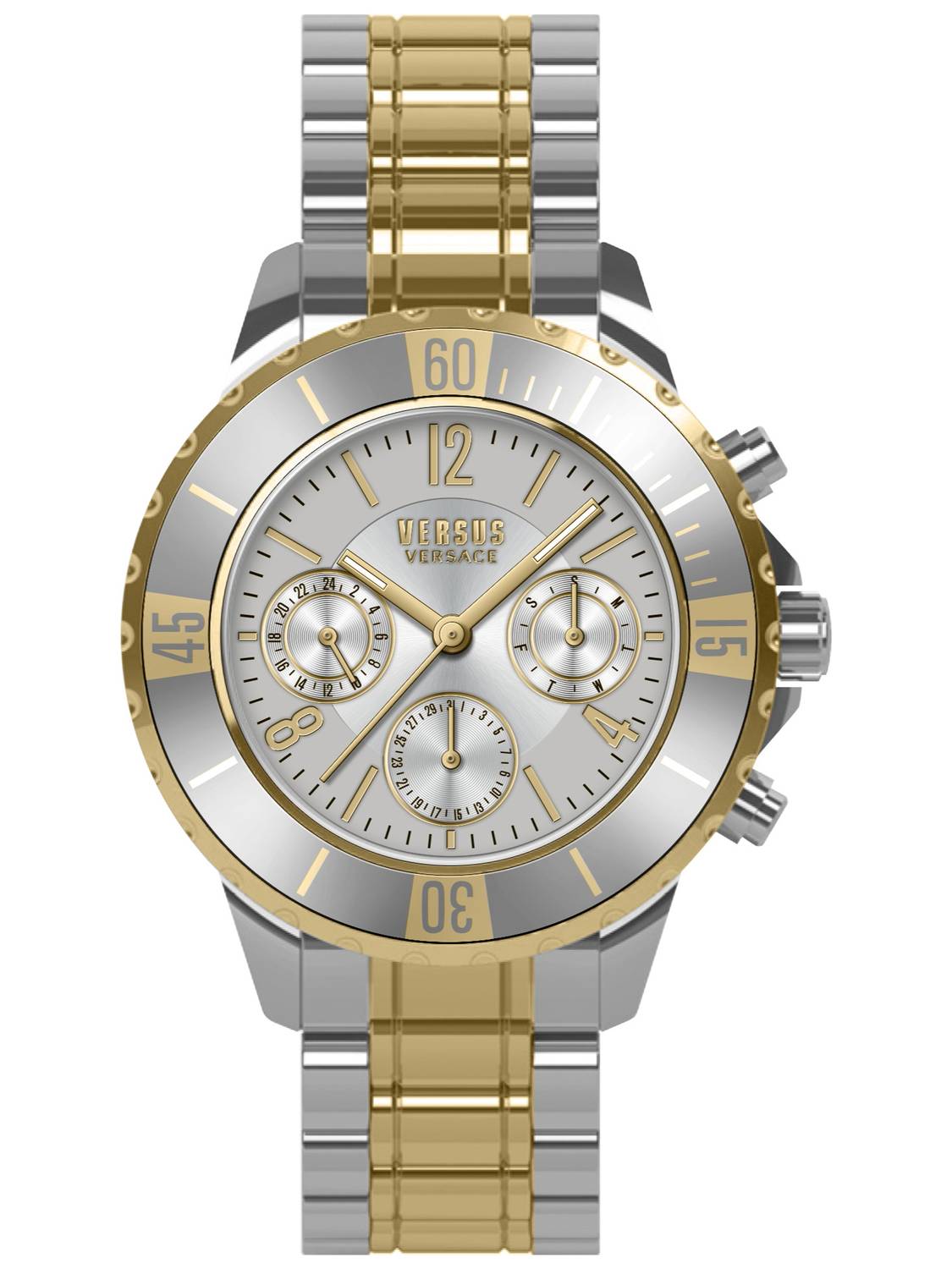 Versus Versace Herrenuhr Chronograph Tokyo Chrono silber/gold VSPGN3021