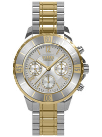 Thumbnail for Versus Versace Herrenuhr Chronograph Tokyo Chrono silber/gold VSPGN3021