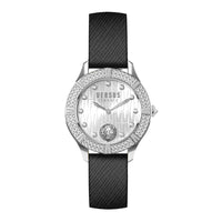 Thumbnail for Versus Versace Armbanduhr Canton Road Lederarmband silber VSP261119