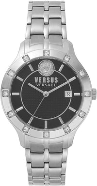 Thumbnail for Versus Versace Brackenfell VSP460118 Damenuhr schwarzem Zifferblatt Swarovski