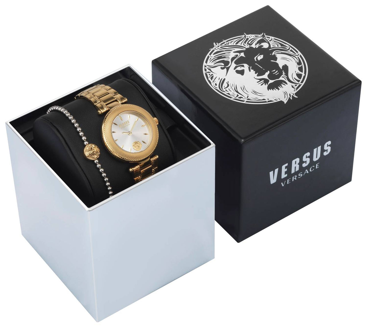 Versus by Versace Damen Armbanduhr Brick Lane 36 mm mit Armband im Set VSP712118