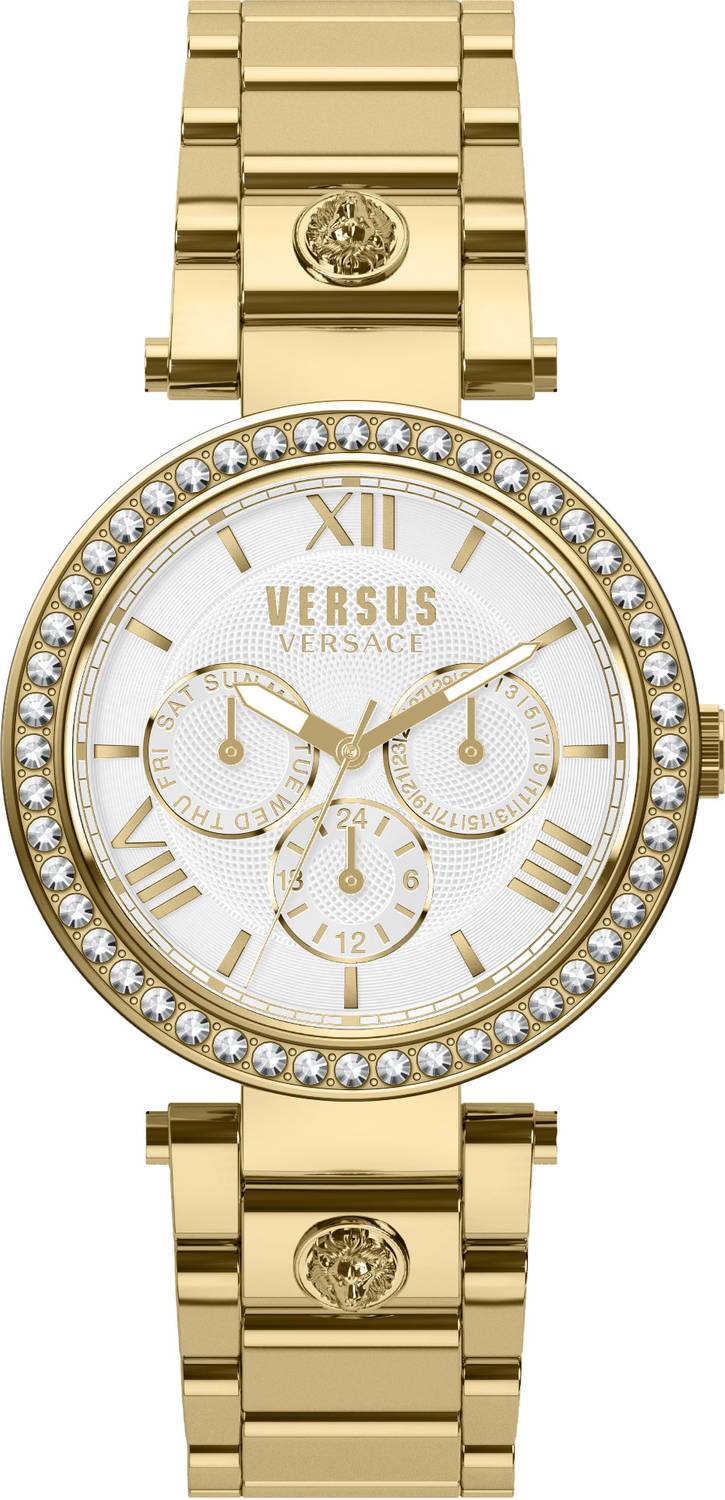 Versus by Versace Damen Armbanduhr Camden Market 38 mm Armband Edelstahl VSPCA4521