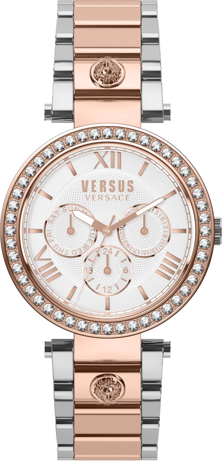 Versus by Versace Damen Armbanduhr Camden Market 38 mm Armband Edelstahl VSPCA5521