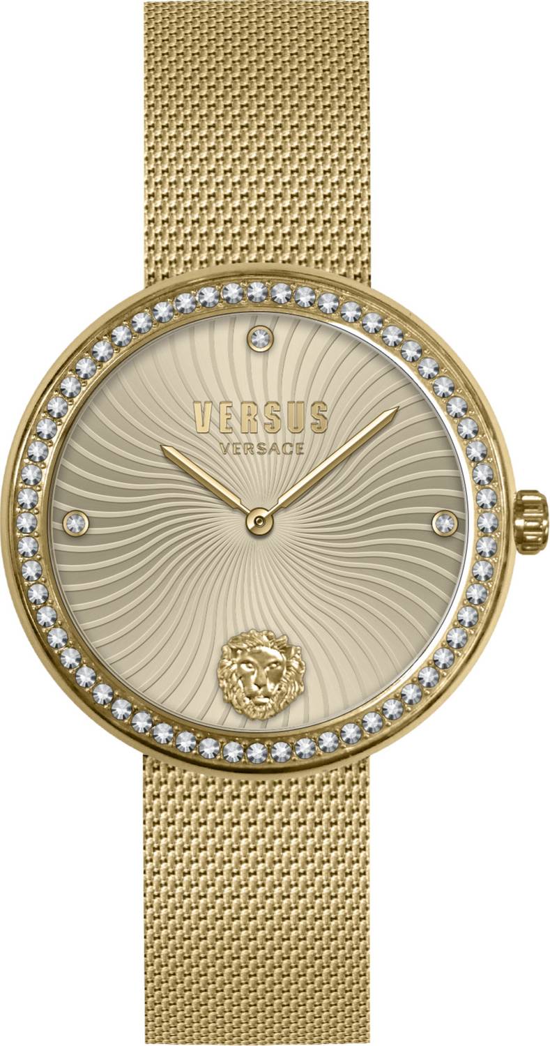 Versus by Versace Damen Armbanduhr Lea 35 mm Armband Edelstahl VSPEN3121