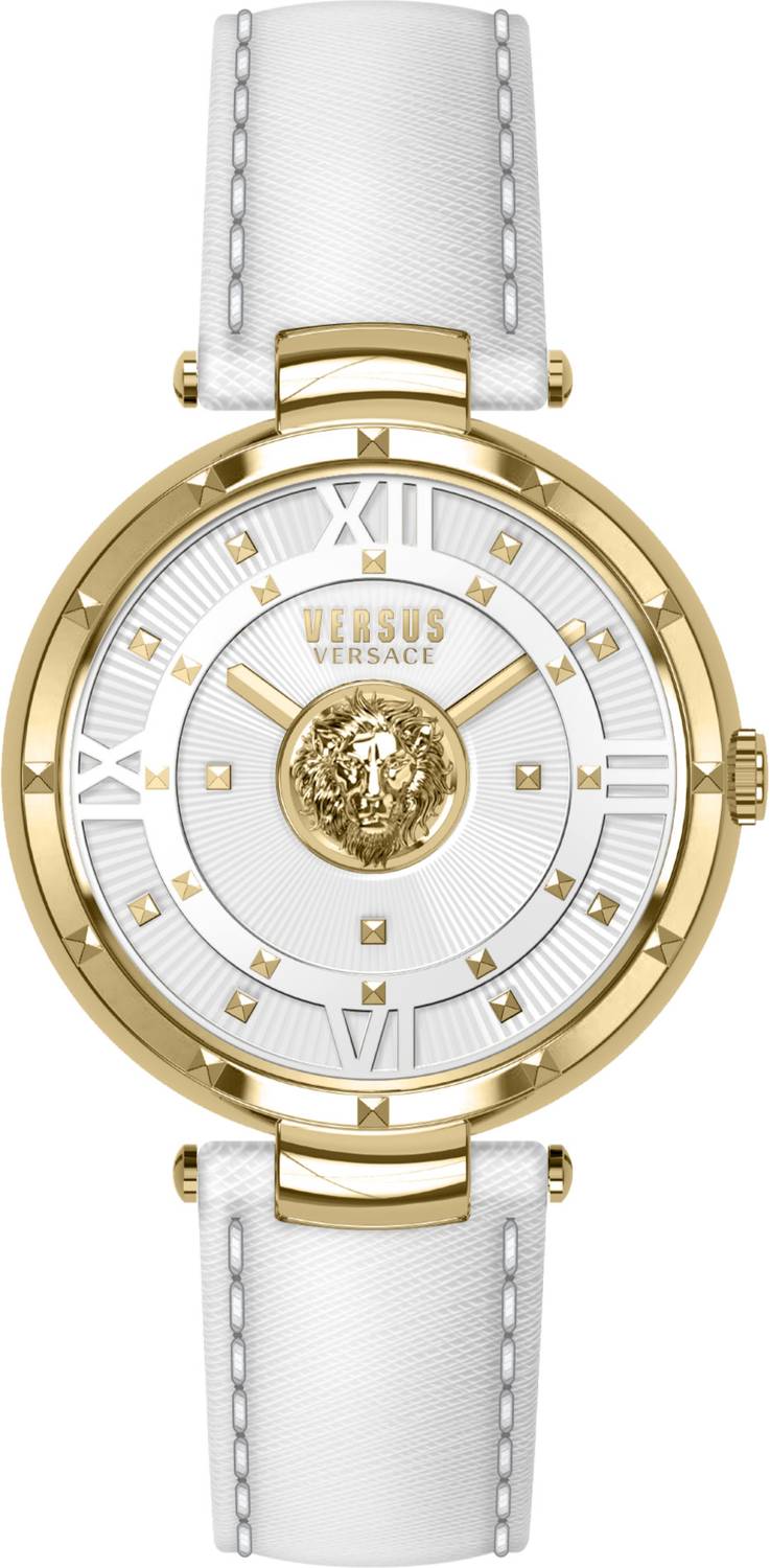 Versus by Versace Damen Armbanduhr Moscova 38 mm Armband Leder VSPHH3321