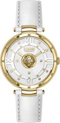 Thumbnail for Versus by Versace Damen Armbanduhr Moscova 38 mm Armband Leder VSPHH3321