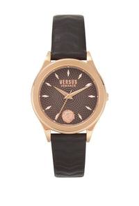 Thumbnail for Versus by Versace Damen Armbanduhr Mount Pleasant 34 mm Armband Leder VSP560418