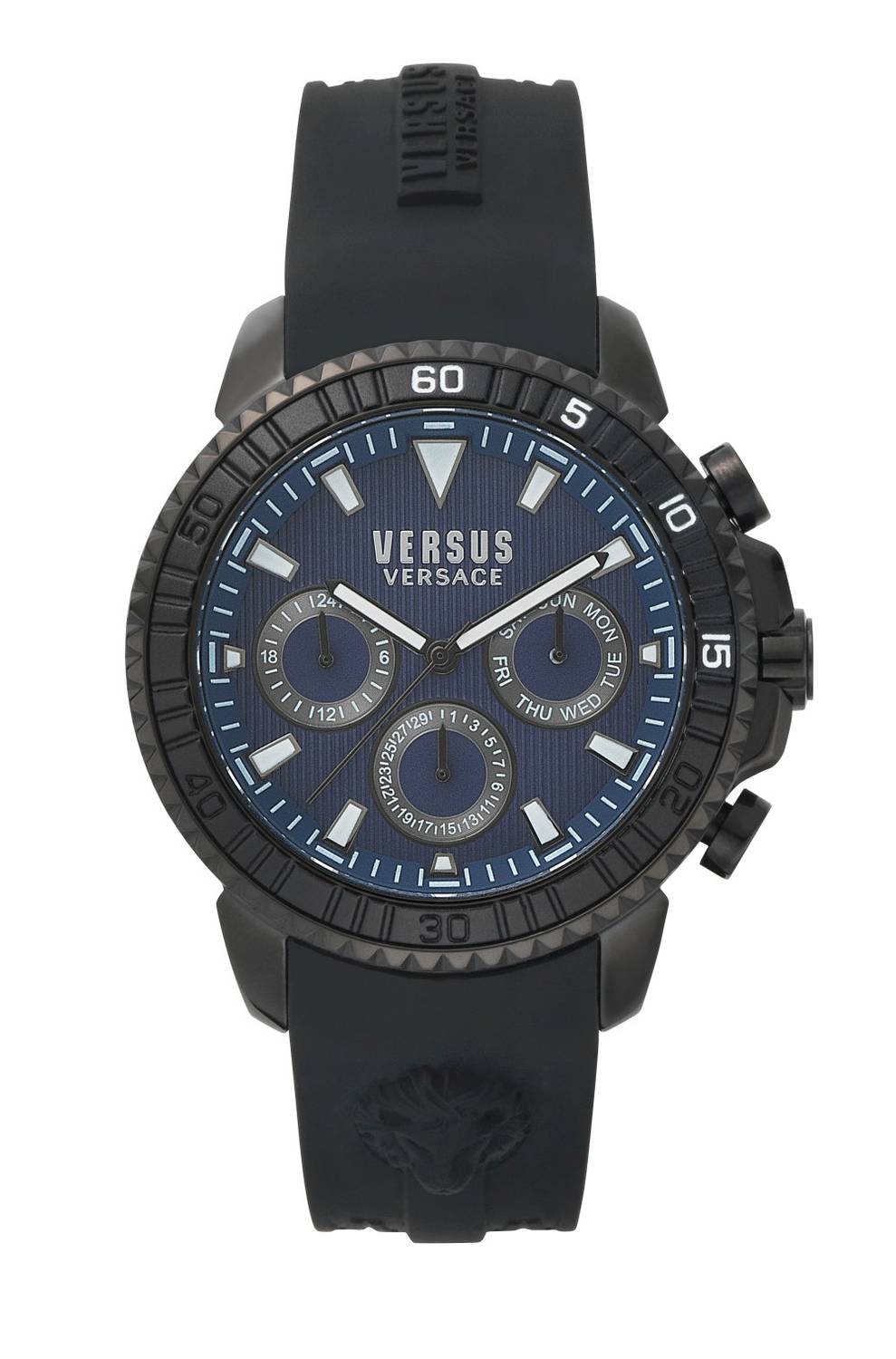 Versus by Versace Herren Armbanduhr Aberdeen 45 mm Armband Silikon S30060017