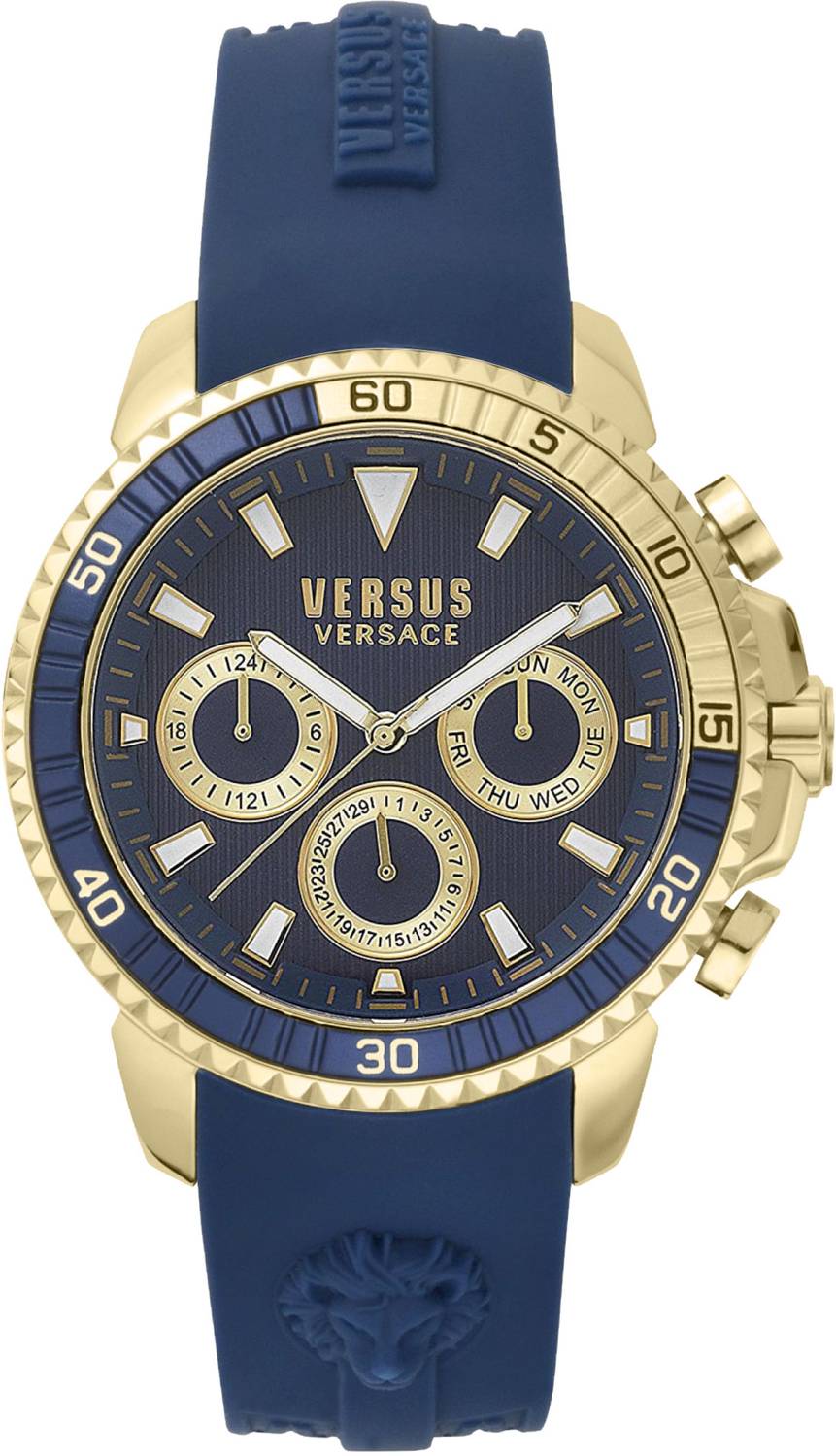 Versus by Versace Herren Armbanduhr Aberdeen 45 mm Armband Silikon S30100017