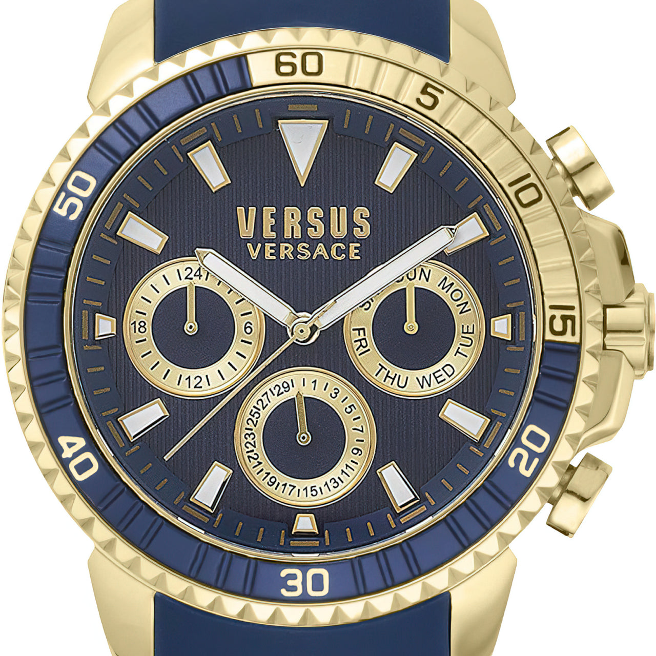 Versus by Versace Herren Armbanduhr Aberdeen 45 mm Armband Silikon S30100017