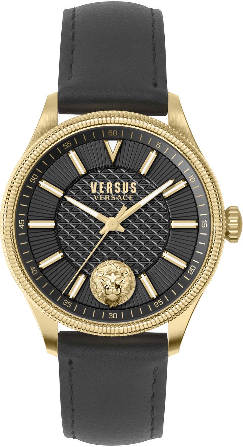 Versus by Versace Herren Armbanduhr Colonne 45 mm Armband Leder VSPHI4921