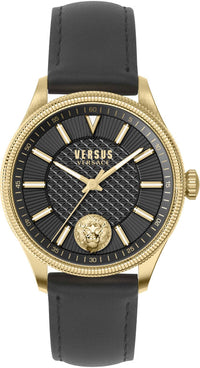 Thumbnail for Versus by Versace Herren Armbanduhr Colonne 45 mm Armband Leder VSPHI4921