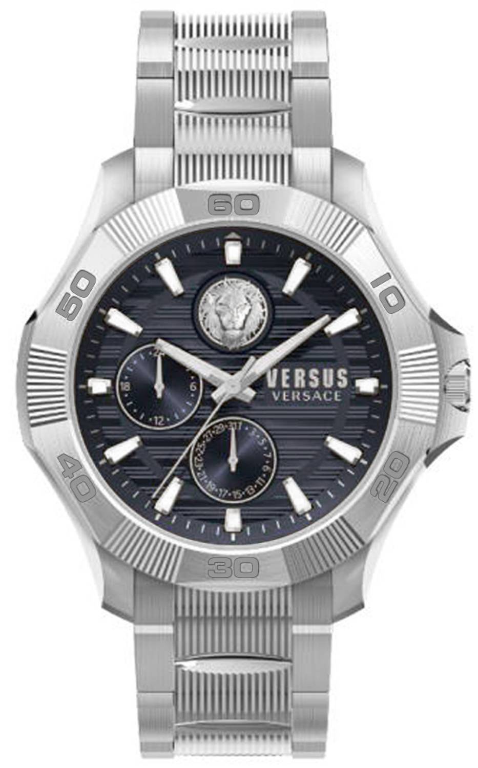 Versus by Versace Herren Armbanduhr DTLA 46 mm Armband Edelstahl VSPZT2421