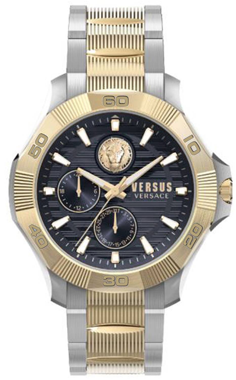 Versus by Versace Herren Armbanduhr DTLA 46 mm Armband Edelstahl VSPZT2621