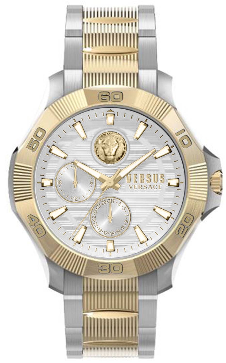 Versus by Versace Herren Armbanduhr DTLA 46 mm Armband Edelstahl VSPZT2721