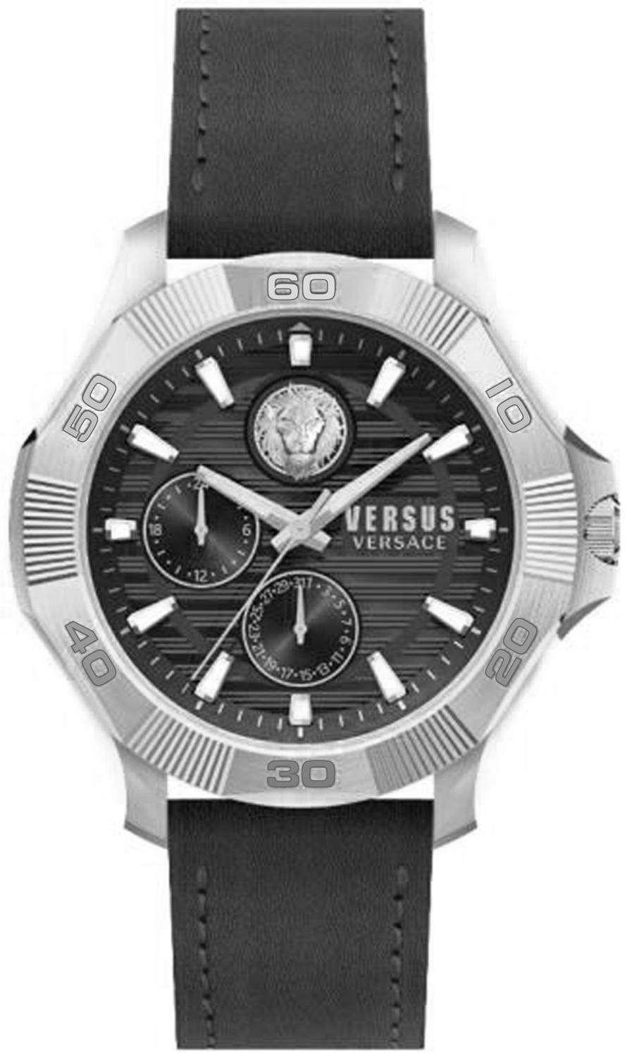 Versus by Versace Herren Armbanduhr DTLA 46 mm Armband Leder VSPZT2021