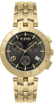 Versus by Versace Herren Armbanduhr Logo 44 mm Armband Edelstahl VSP763318