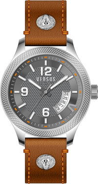 Thumbnail for Versus by Versace Herren Armbanduhr Reale 44 mm Armband Leder VSPVT2021