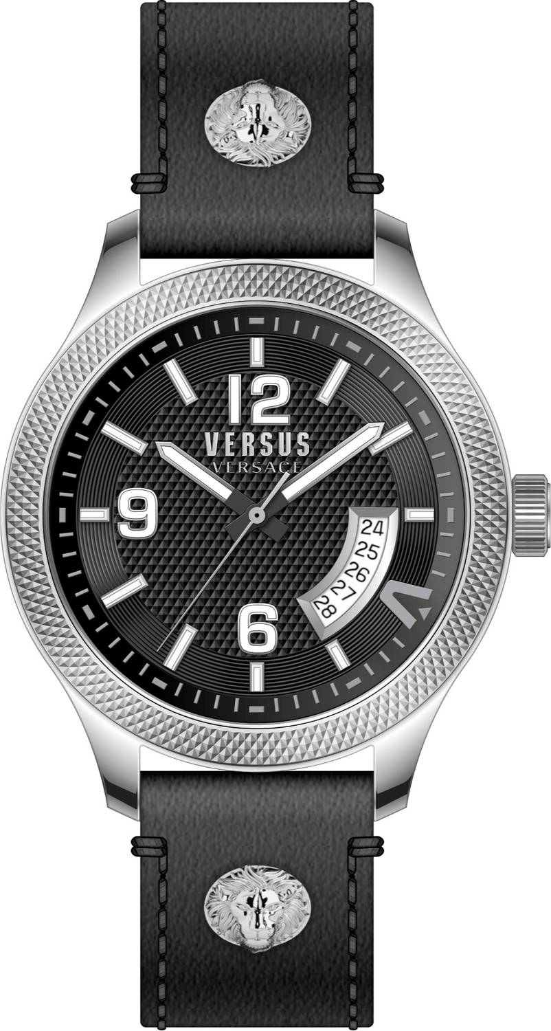 Versus by Versace Herren Armbanduhr Reale 44 mm Armband Leder VSPVT2121