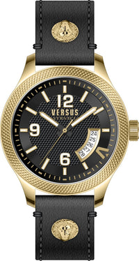 Thumbnail for Versus by Versace Herren Armbanduhr Reale 44 mm Armband Leder VSPVT2221