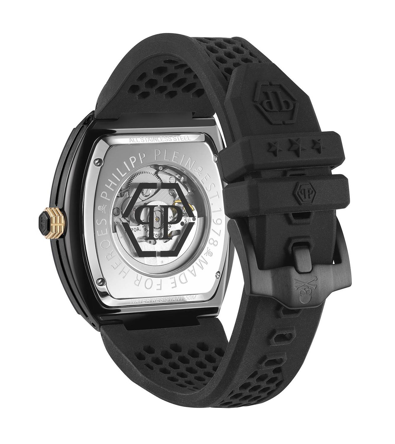 Philipp Plein Automatik Herrenuhr The $keleton Caviar PWBAA0521