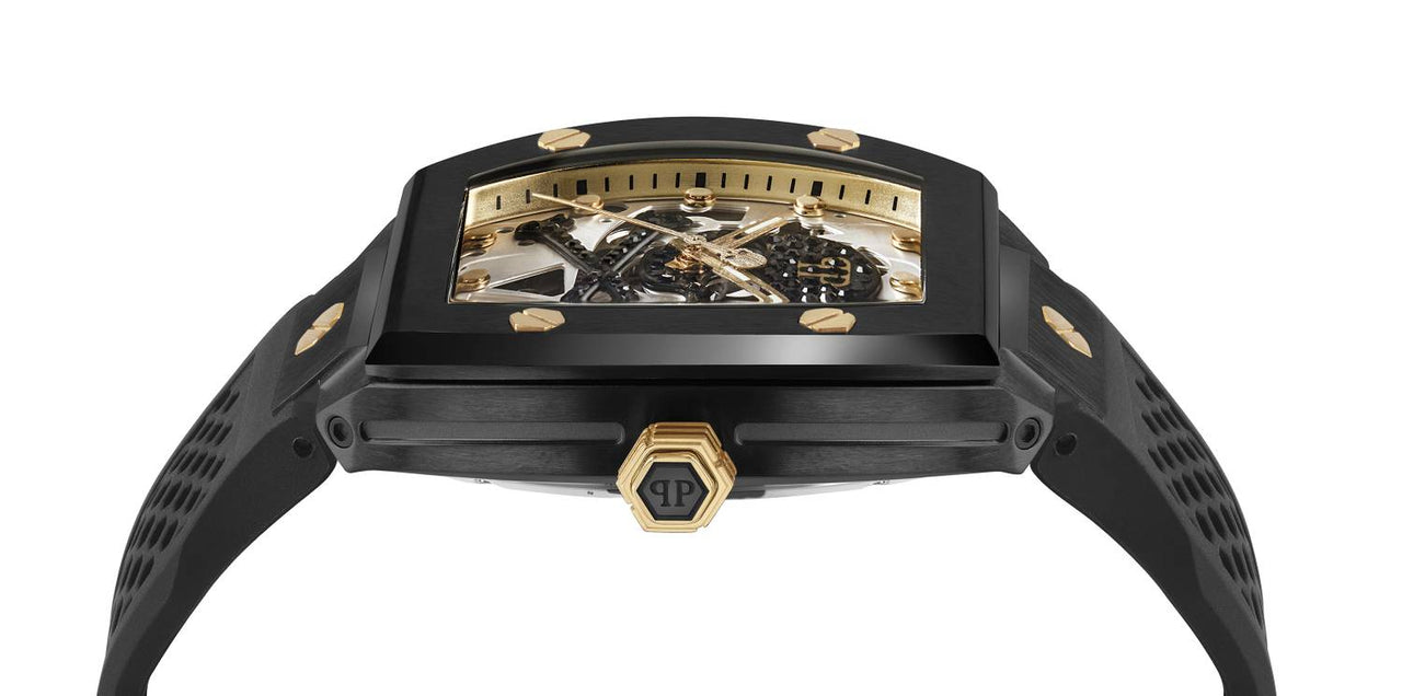 Philipp Plein Automatik Herrenuhr The $keleton Caviar PWBAA0521